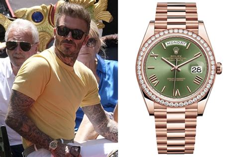 david beckham gold rolex|victoria Beckham watches.